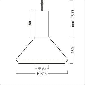 Zumtobel Group - Pendelleuchte LED-Pendelstrahler V2-P M3000 #62917136 830