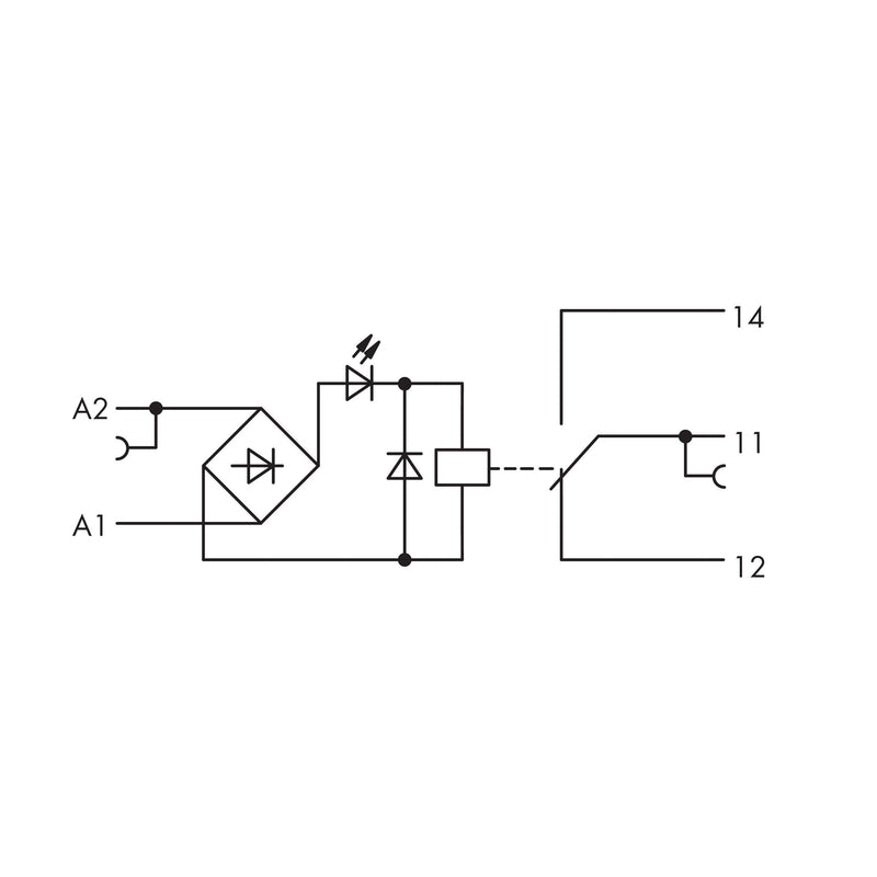 WAGO - Schaltrelais Relaismodul 859-357 AC/DC 115 V − 10 Stück