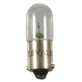 Scharnberger+Hasenbein - Anzeige- und Signallampe Röhrenlampe HP-Xenon 10x28 93360 BA9s 2,8V 0,85A 30h