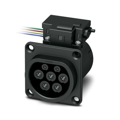 Phoenix Contact - Ladesteckvorrichtung E-Mobility Infrastruktur-Ladedose EV-T2M3SO12-4P-B