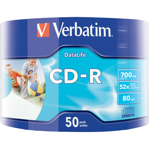 Verbatim - Speichermedium digital CD-R 80Min/700MB 43794 (VE50) 52xEco-Pack(50Disc)