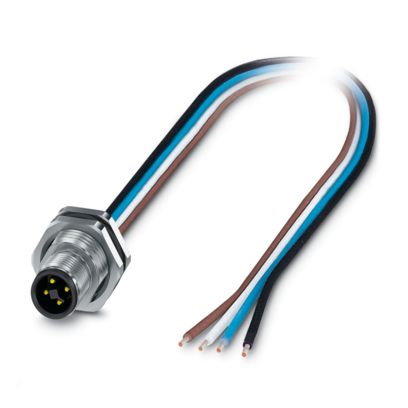 Phoenix Contact - Patchkabel Kupfer Gerätesteckverbinder SACC-DSI-M12#1238551 Hinterwand − 50 Stück