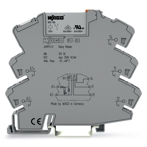 WAGO - Schaltrelais Relaismodul 857-303 DC 12 V,1W,grau