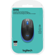 Logitech - Computermaus Maus M190 bl Wireless,blau