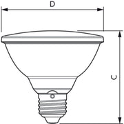 Philips Lighting - LED-Lampe/Multi-LED LED-Reflektorlampe PAR30S MASLEDspot #44322800 930, 25Gr.