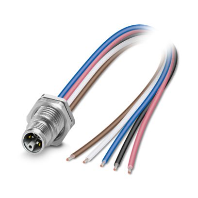 Phoenix Contact - Patchkabel Kupfer Gerätesteckverbinder SACC-DSI-M12#1238573 Hinterwand − 25 Stück