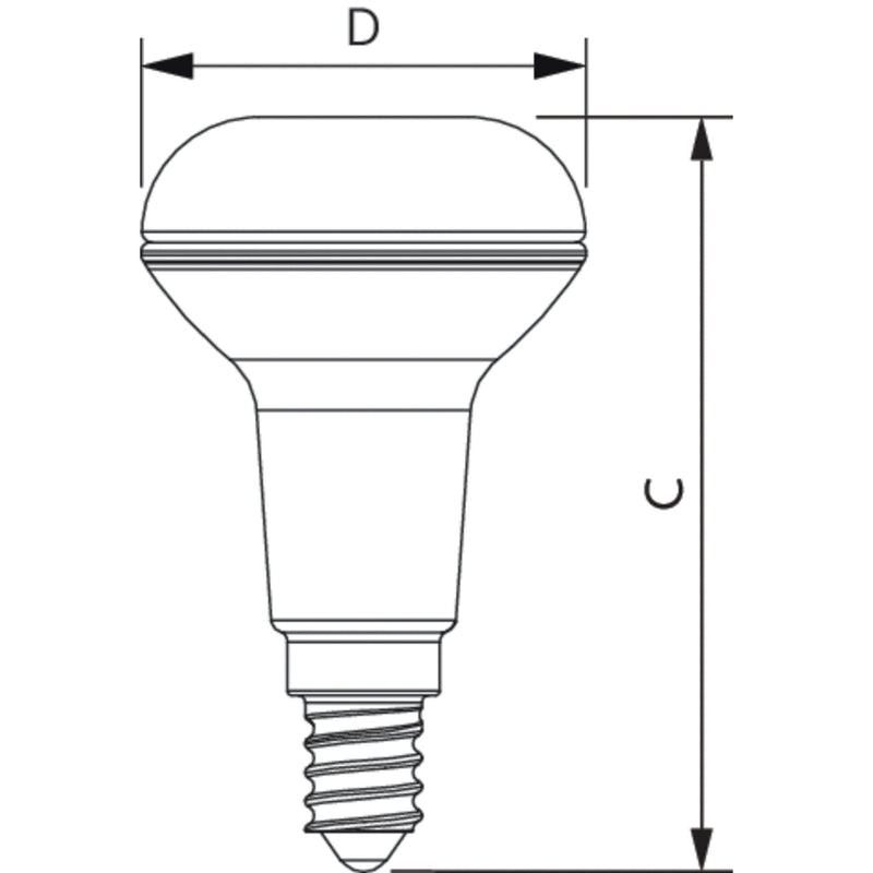 Philips Lighting - LED-Lampe/Multi-LED LED-Reflektorlampe R50 CoreProLED #81175700 E14