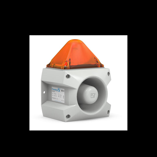 Pfannenberg - Optisches/Akustisches Signalgerät LED-Schallgeber PA L 5 230 AC AM7035 orange,230AC,107dB