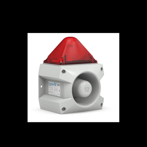 Pfannenberg - Optisches/Akustisches Signalgerät LED-Schallgeber PA L 5 230 AC RD7035 rot,230AC,107dB