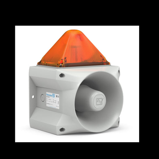 Pfannenberg - Optisches/Akustisches Signalgerät Blitzschallgeber PA X 20 #23372104055 orange 15J,230AC