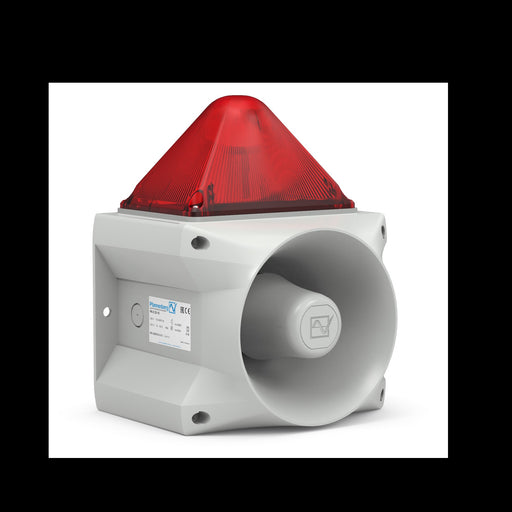 Pfannenberg - Optisches/Akustisches Signalgerät Blitzschallgeber PA X 20-1524DCRD7035 rot 15J,24DC,122dB