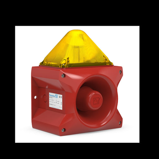 Pfannenberg - Optisches/Akustisches Signalgerät Blitzschallgeber PA X 10-10 24 DC YE gelb 10J,24DC