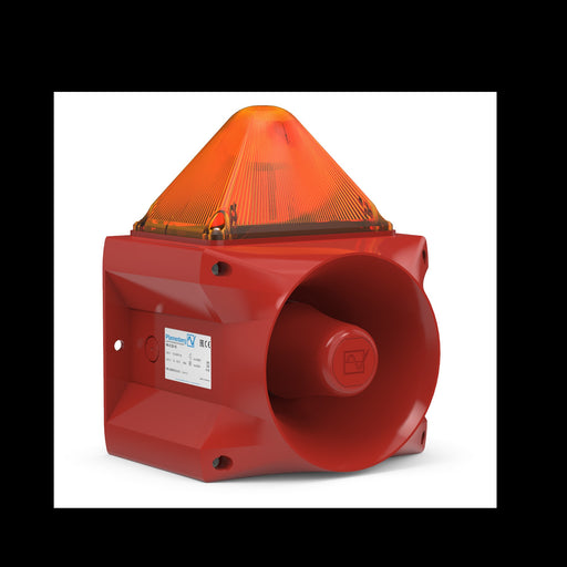Pfannenberg - Optisches/Akustisches Signalgerät Blitzschallgeber PA X 20-15 230 AC AM orange 15J,230AC