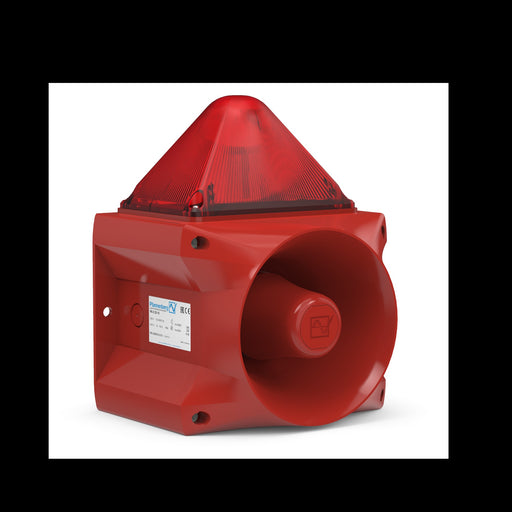 Pfannenberg - Optisches/Akustisches Signalgerät Blitzschallgeber PA X 20-15 230 AC RD rot 15J,230AC