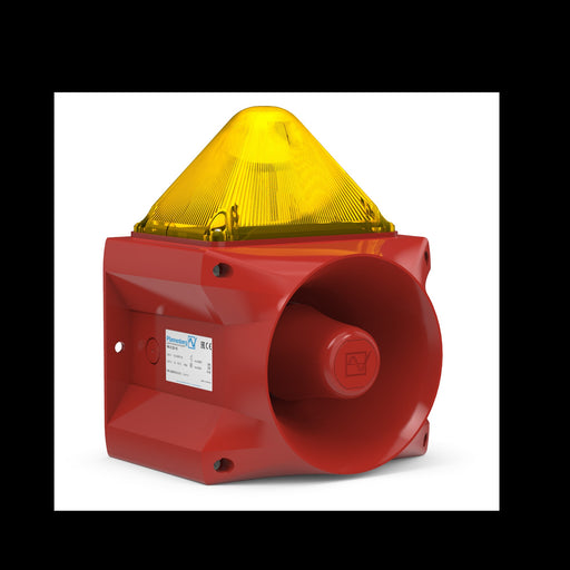 Pfannenberg - Optisches/Akustisches Signalgerät Blitzschallgeber PA X 20-15 230 AC YE gelb 15J,230AC