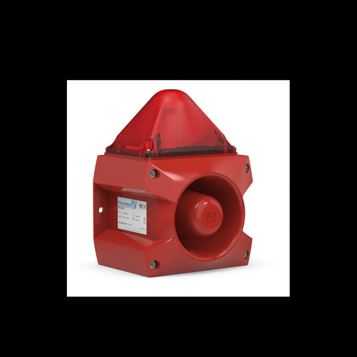 Pfannenberg - Optisches/Akustisches Signalgerät Blitzschallgeber PA X 5-05 230 AC RD rot 5J,230AC