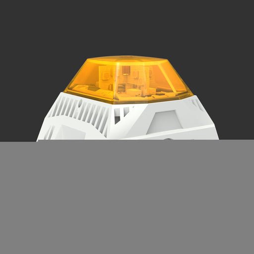 Pfannenberg - Optisches/Akustisches Signalgerät Radial LED Schallgeber PAL1-R95-253ACYE7035 105dB,IP66,N4/4x