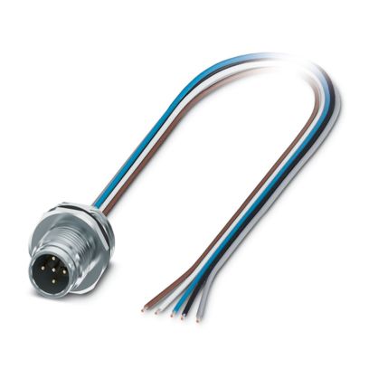 Phoenix Contact - Rundsteckverbinder, Einbau (mit Leitung) Gerätesteckverbinder SACC-E-MS-5C#1027694 Vorderwand