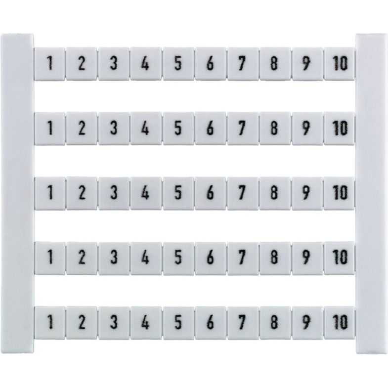 Weidmüller - Klemmenmarkierung Klemmenmarkierer DEK 5 FW 601-650 dekafix ws − 500 Stück
