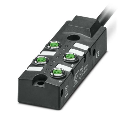 Phoenix Contact - Passiver Sensor-/Aktor-Verteiler (mit Leitung) Verteilerbox SACB- 4/3-L-#1197207