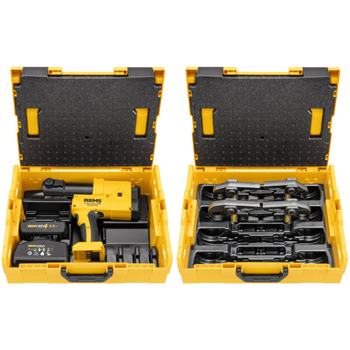 REMS - Akku-Press 22V Con. BP L-Boxx +PZ Set VRX 16+20+25+32 L-Boxx 576056 R220