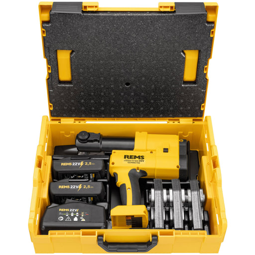 REMS - Akku-Press 22V Connected Set TH 16+20+26 L-Boxx +Akku 2,5Ah 576028 R220