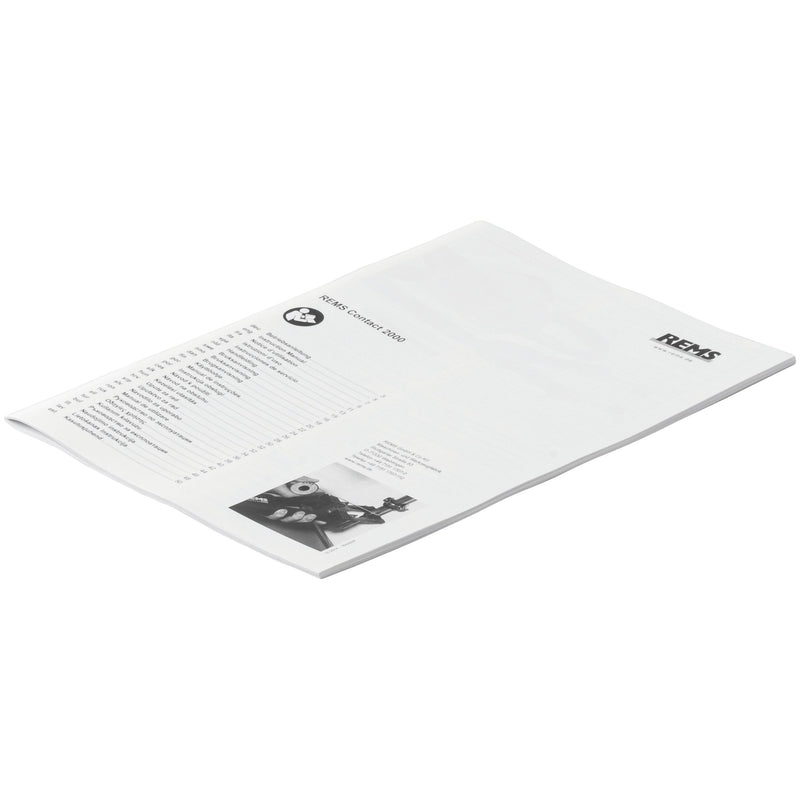 REMS - Betriebsanleitung REMS Contact 2000 164255 R