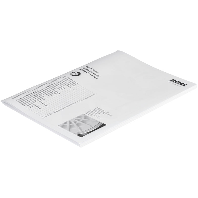 REMS - Betriebsanleitung REMS Curvo 586003 R