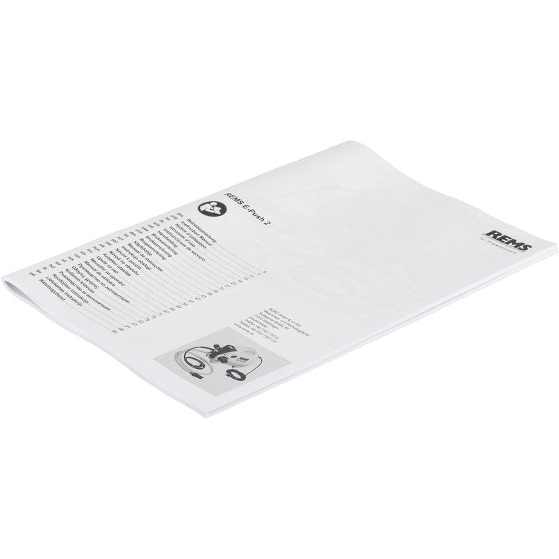 REMS - Betriebsanleitung REMS E-Push 2 115501 R