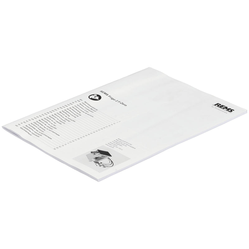 REMS - Betriebsanleitung REMS Frigo 2 F Zero 131133 R