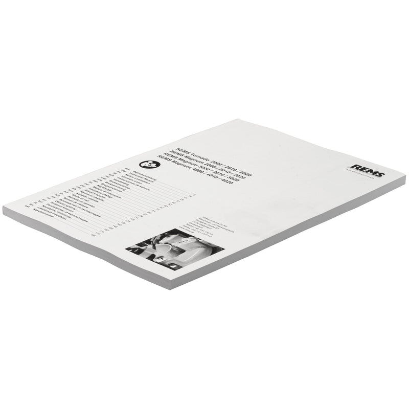 REMS - Betriebsanleitung REMS Magnum/Tornado 386005 R