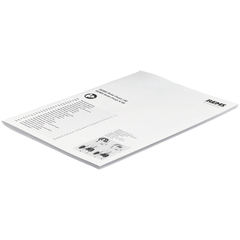 REMS - Betriebsanleitung REMS Solar-Push 115231 R