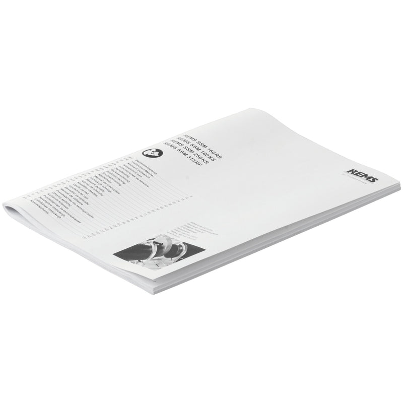 REMS - Betriebsanleitung REMS SSM 110-315 251075 R