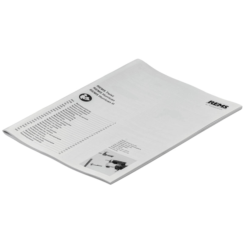REMS - Betriebsanleitung REMS Twist Hurrican 151610 R
