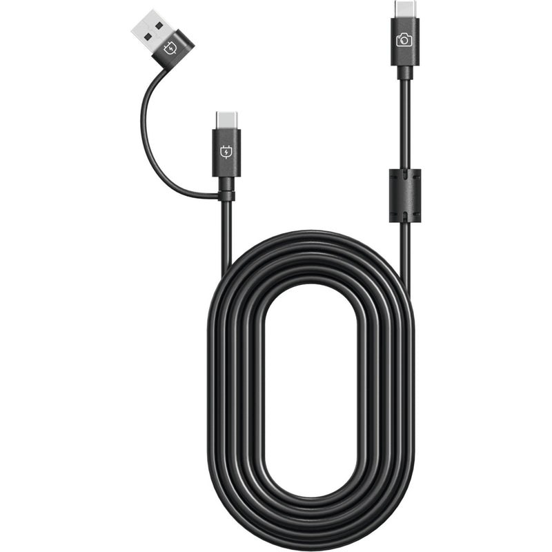 REMS - Kabel USB-C auf USB-C/A 1,0 m lang, mit Ferritkern 176088 R