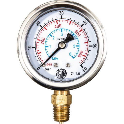 REMS - Manometer, 6 MPa/60 bar/ 870 psi, Glyzerin gefüllt 115140