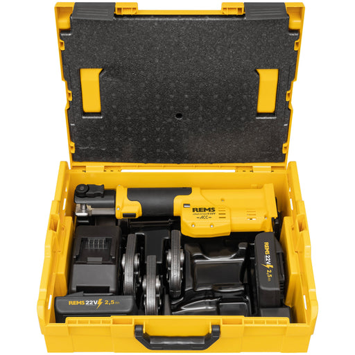 REMS - Mini-Press S 22V ACC Basic-Pack L-Boxx +Akku 2,5 Ah 578042 R220