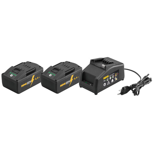 REMS - Power-Pack 22 V 4,4 Ah + 4,4 Ah + 90 W 571595 R220