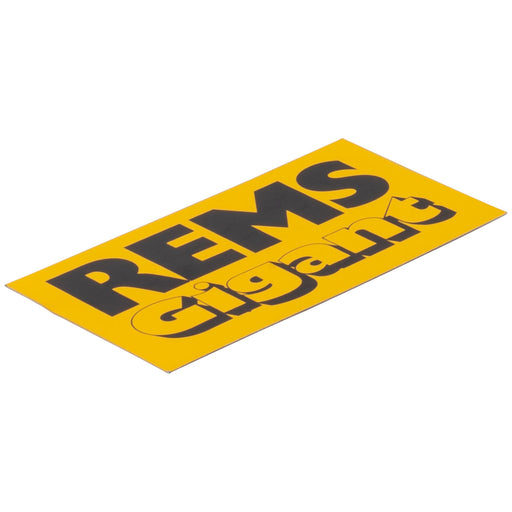 REMS - Typenschild REMS Gigant 382047