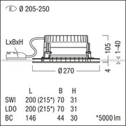 Zumtobel Group - Downlight/Strahler/Flutlicht LED - Downlight PANOS R  #62927757 940
