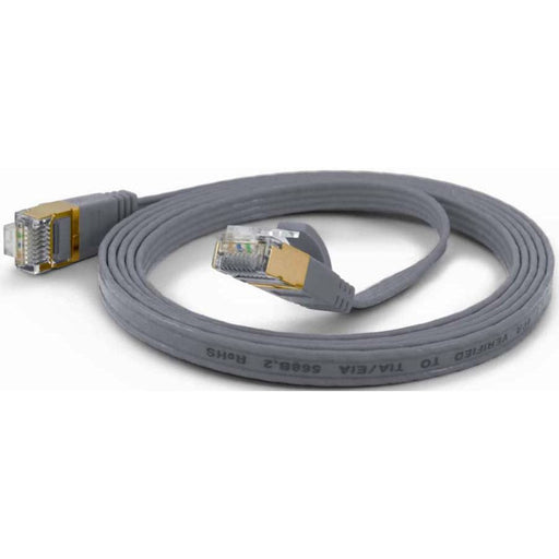 Wantec - Patchkabel Kupfer FTP-Patchkabel Cat.6A gr 7081 gr 10,0m 10m RJ45 1,6x6,5mm