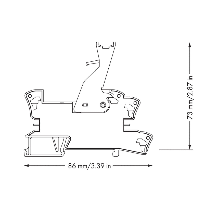 WAGO - Schaltrelais Relaismodul 788-347 DC 48 V,2 Wechsler