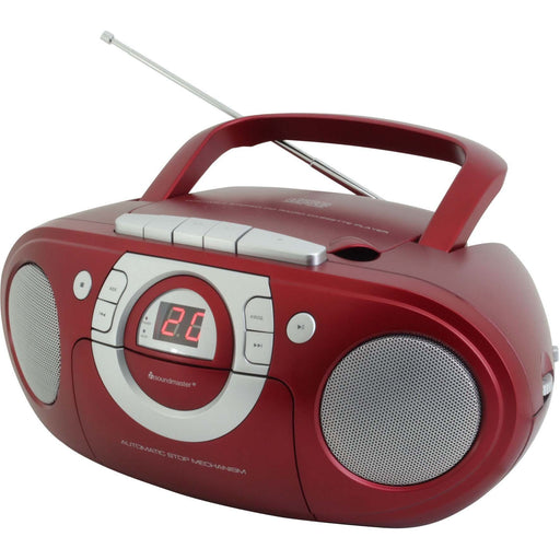 Soundmaster - CD-Player portable CD-Boombox SCD5100RO rt UKW,Kassettenplayer