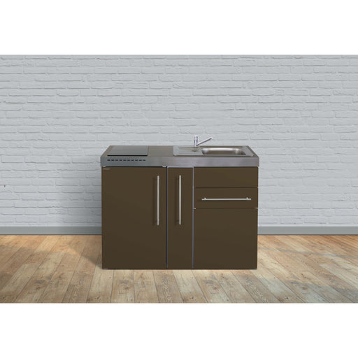 Stengel - Mini-Küche Miniküche Premiumline MPMM120AIKFliBreS Mokka metallic