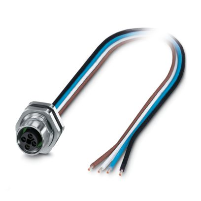 Phoenix Contact - Patchkabel Kupfer Gerätesteckverbinder SACC-DSI-M12#1239582 Hinterwand − 50 Stück