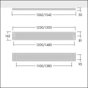Thorn - Decken-/Wandleuchte LED-Aufputzleuchte PUNCH 3LRO #96636033 930
