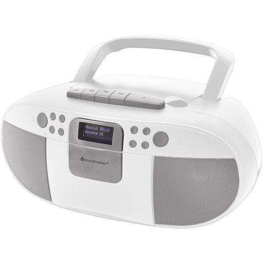 Soundmaster - Radio DAB+Boombox SCD7800WE ws CD/MP3,USB,Kassette