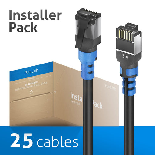 PureLink - Patchkabel Kupfer Patchkabel Cat.6A S/FTP 3m FI-PC110-030-PCK FlexInstall,VE 15Stk
