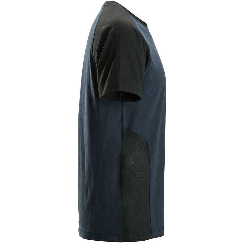 Snickers Workwear - T-Shirt 2-Farben T-Shirt 25509504007 XL,navy-schw