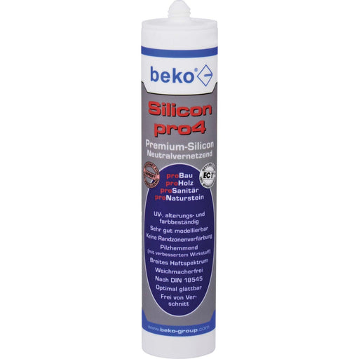 Beko - Dichtstoff Silikon pro4 Universal 22411 310ml − 20 Packung